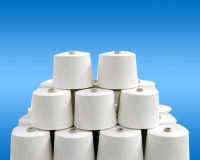 Pure polyester yarn