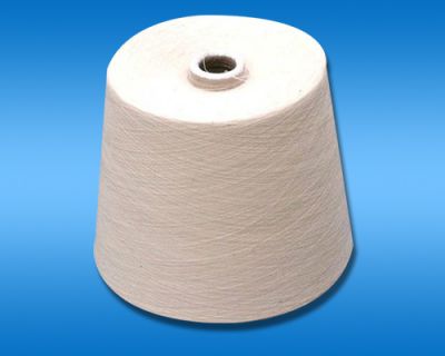 Pure cotton yarn